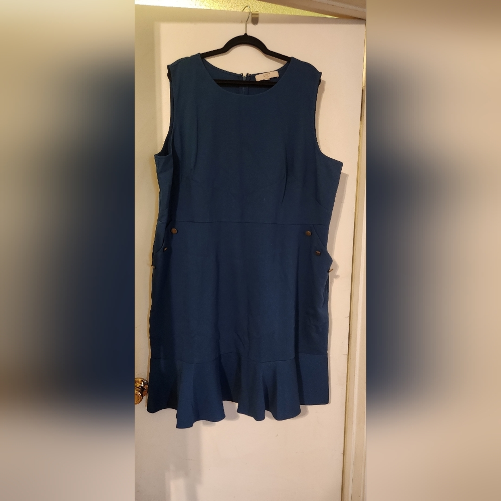Blue Dress The LOFT Size 24